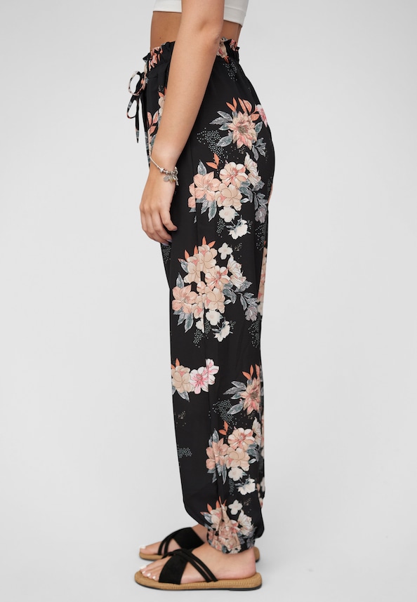 Pants with aop flower print-2