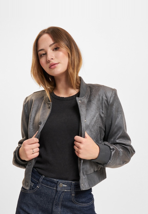 Paris Faux Suede Bomber-0