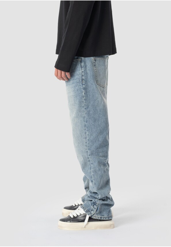 Relaxed Double Button Hem-2