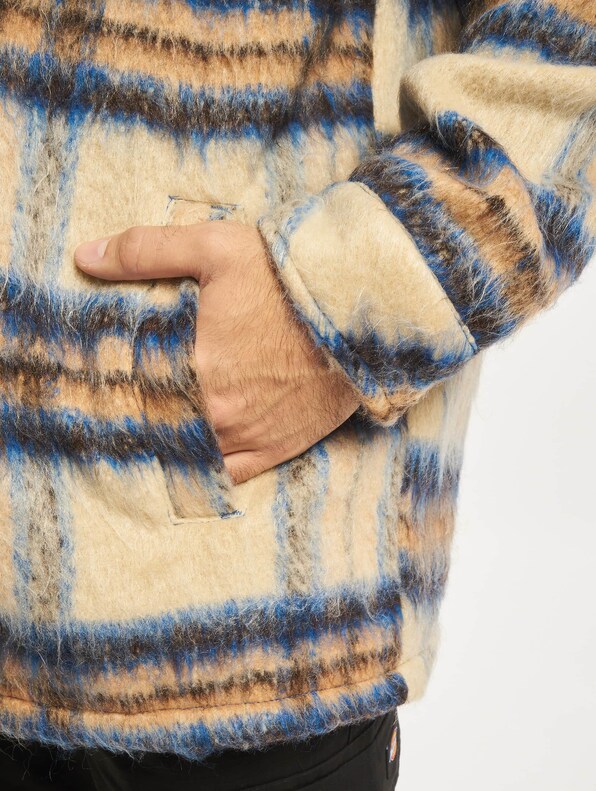Chest Signature Check Wool Blend-4