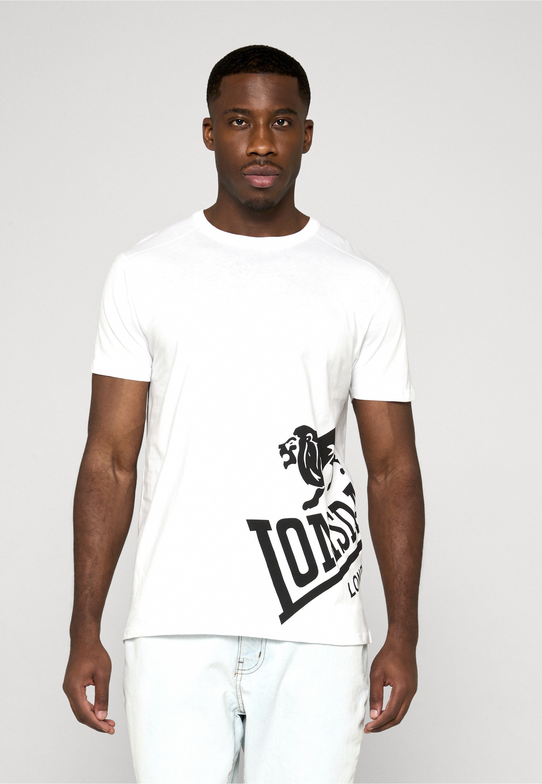 Lonsdale Maglietta Classica Uomo – Logo Stampato – Comfort Casual