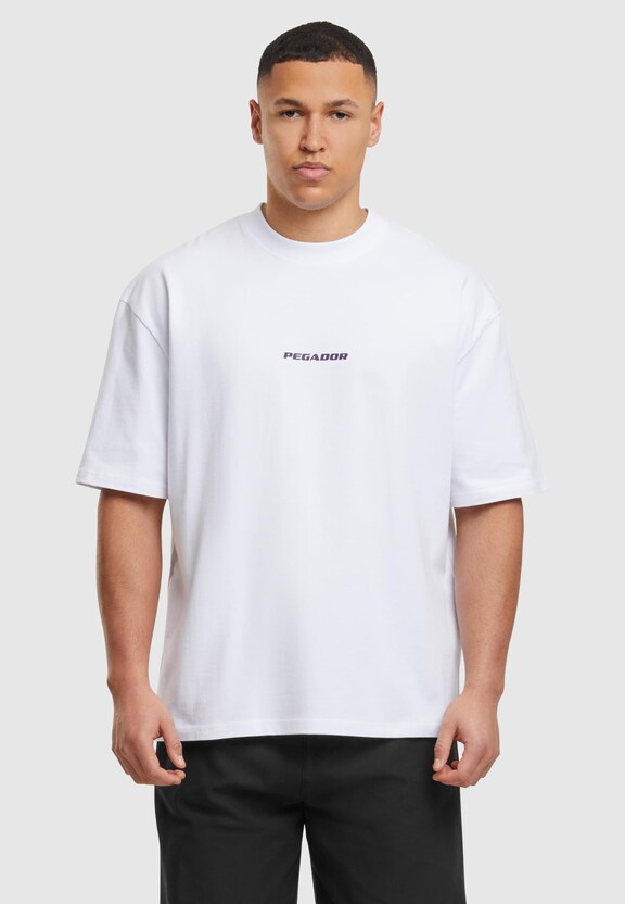 PEGADOR Colne Logo Oversized T-Shirts-2