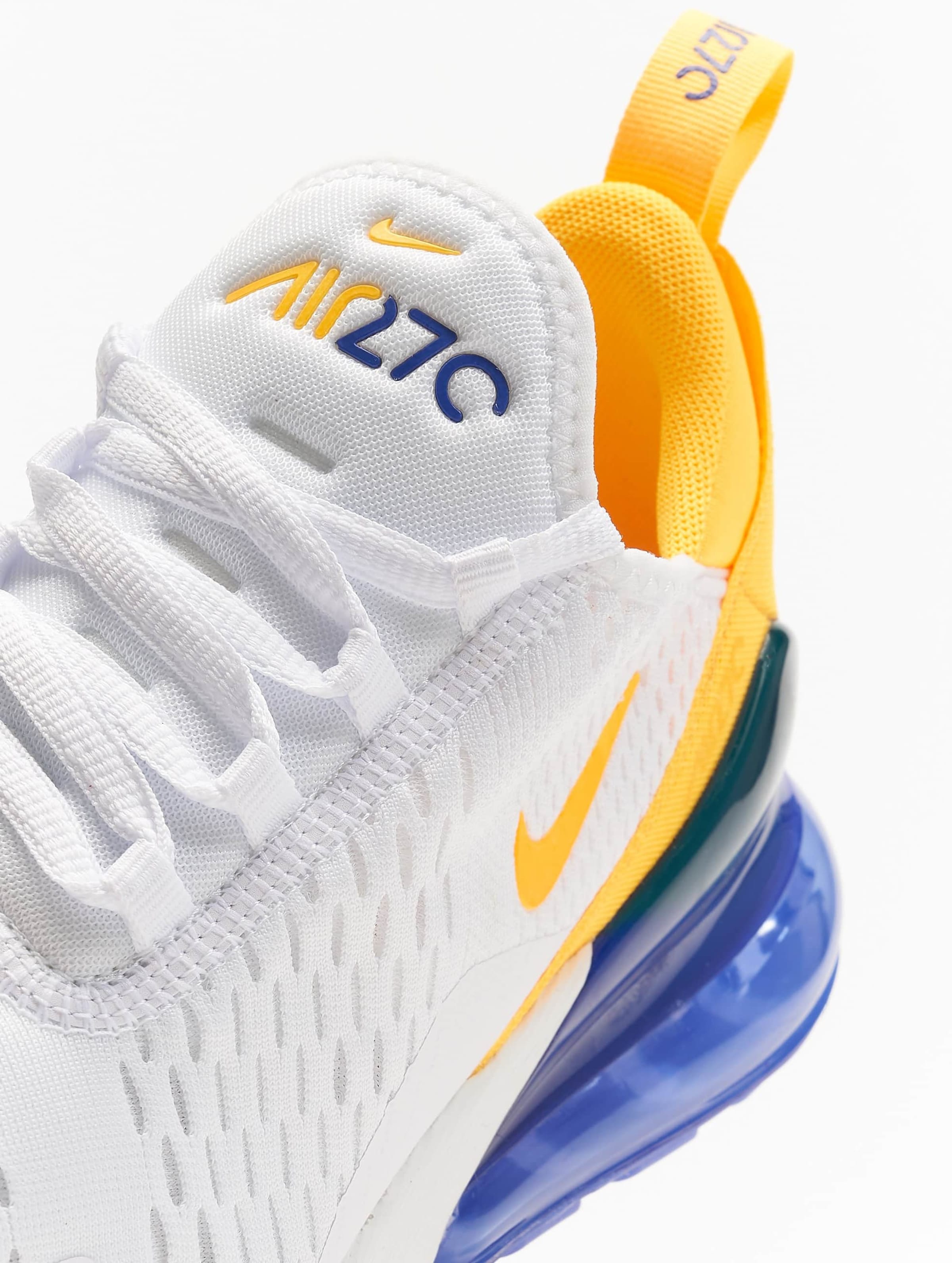 Nike air max 270 blue yellow white hotsell