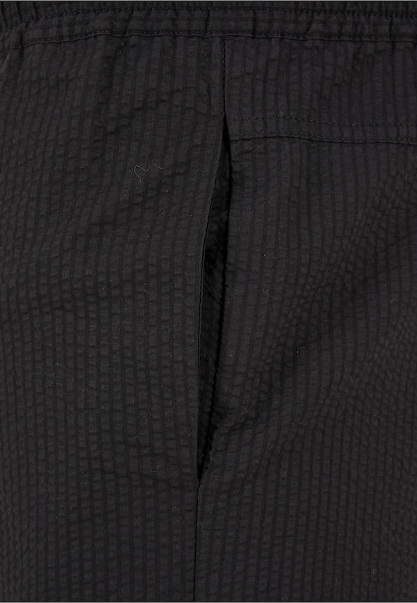 Basic Seersucker Shorts-5