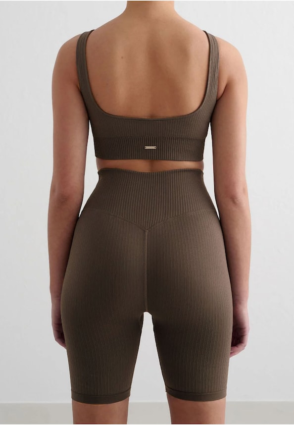 Ribbed Seamless Biker-3