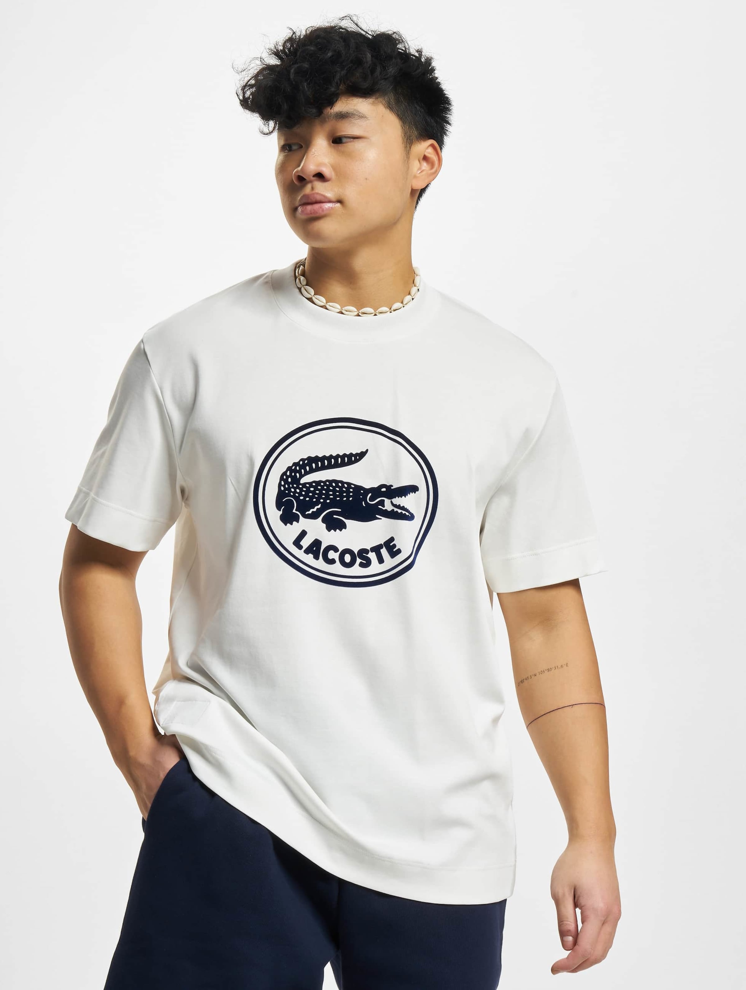 T shirt lacoste on sale homme pas cher