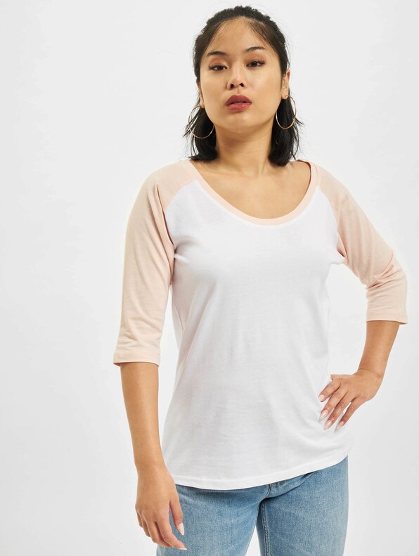 Ladies 3/4 Contrast Raglan Tee-2