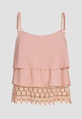 Cloud5ive CHIFFON-TOP-STUFEN-SPITZE