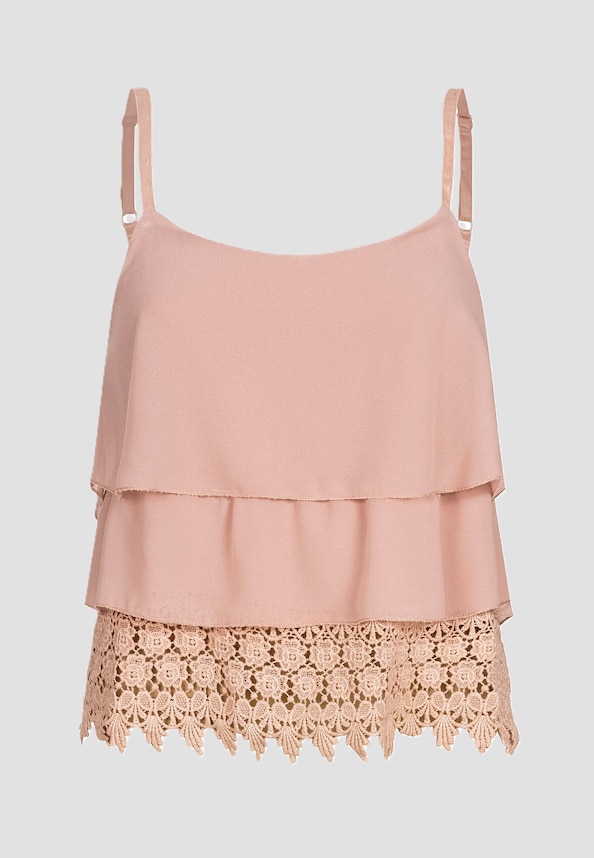 Cloud5ive CHIFFON-TOP-STUFEN-SPITZE-0