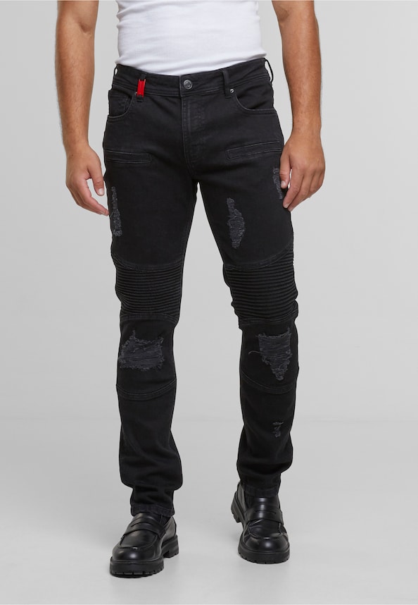 Oscar Ripped Slim Fit Jeans-0