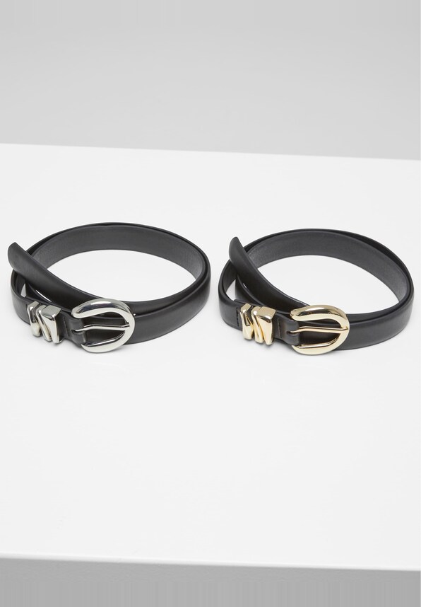 Chunky Multiple Loop Synthetic Leather 2 Pack -0