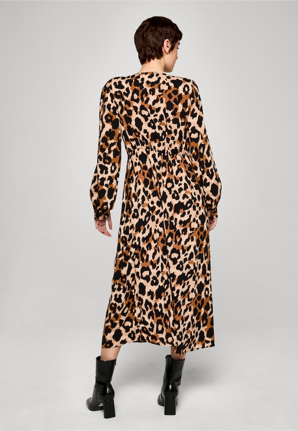 VIPAYA L/S MIDI DRESS/SU - FAV  KIA-1