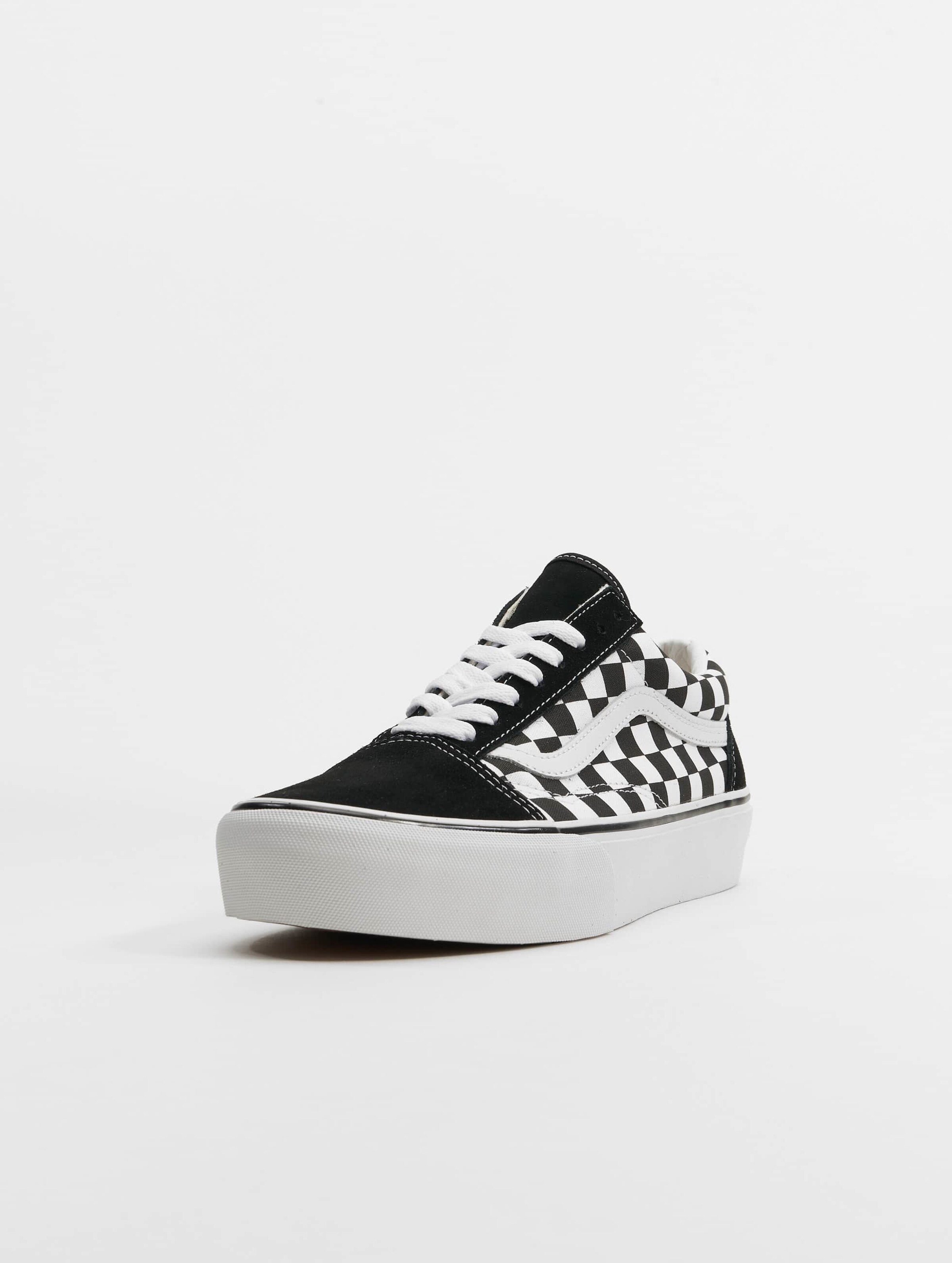 Vans platform old skool on sale checkerboard