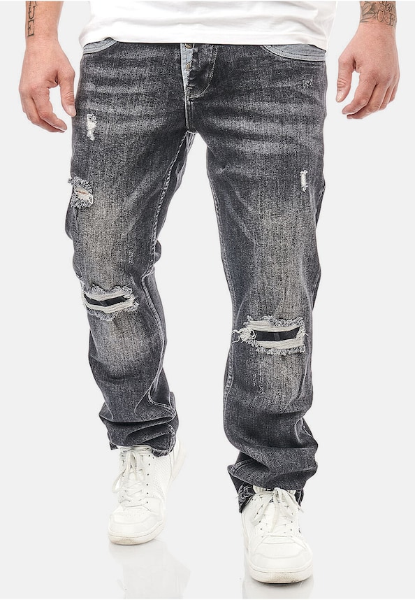 Rusty Neal Herren Destroyed Jeans-Hose  used-0