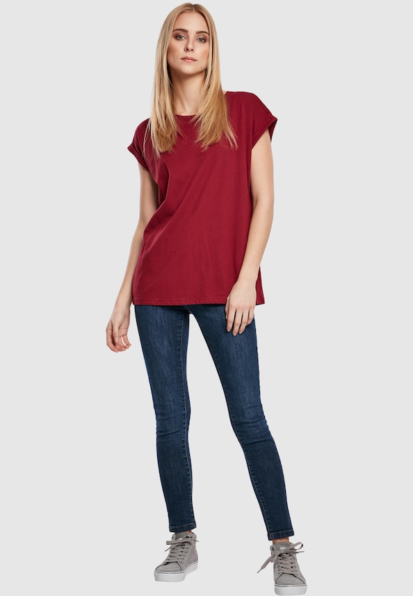 Ladies Organic Extended Shoulder Tee-3
