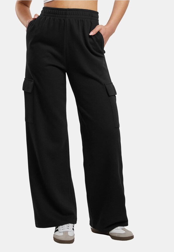 Ladies Baggy Light Terry Sweat Pants-0