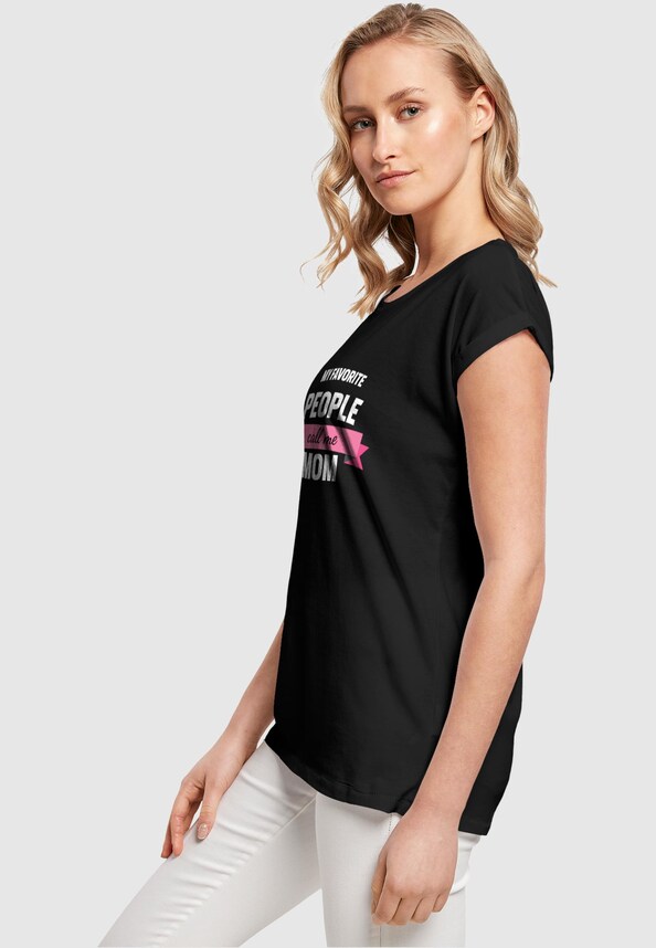 Ladies Mothers Day - My Favorite People Call Me Mom T-Shirt-2