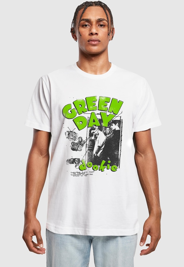 Green Day Dookie Sketched up Tee-0