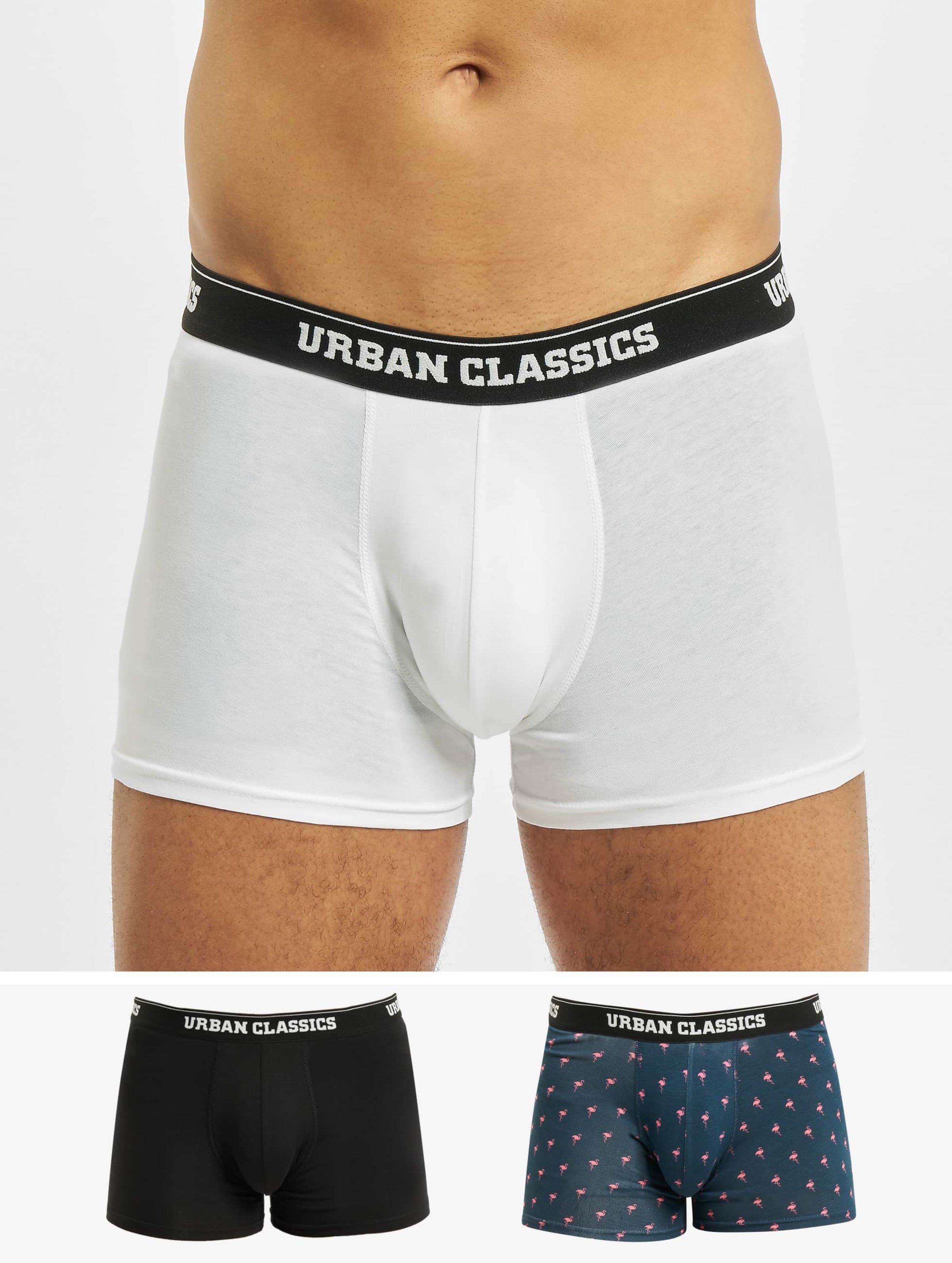 Urban Classics Boxer Shorts 3-Pack Mannen op kleur zwart, Maat M