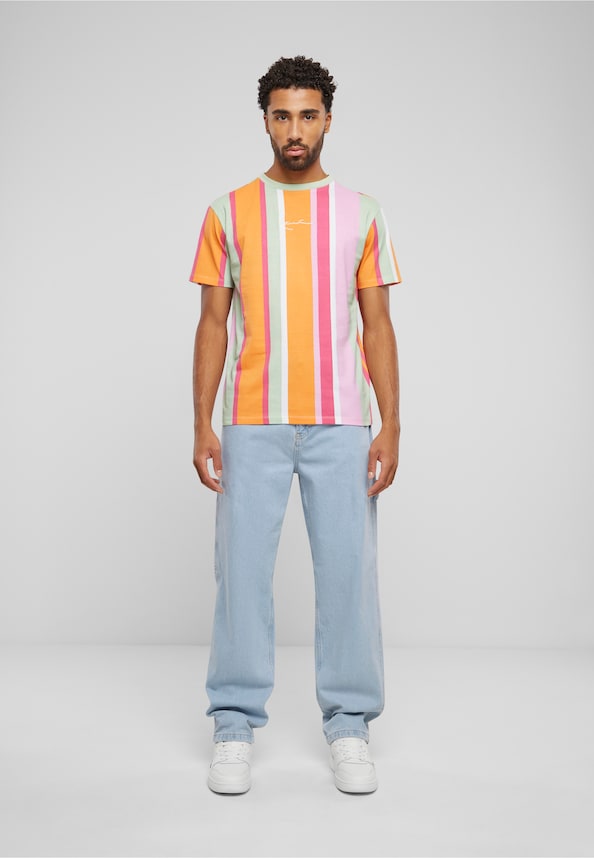 KW241-042-1 Karl Kani Small Signature Os Stripe Tee-4