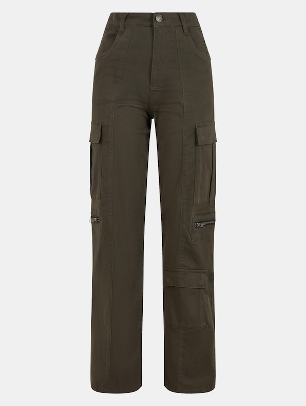 Ladies Loose Utility Stretch Twill-4