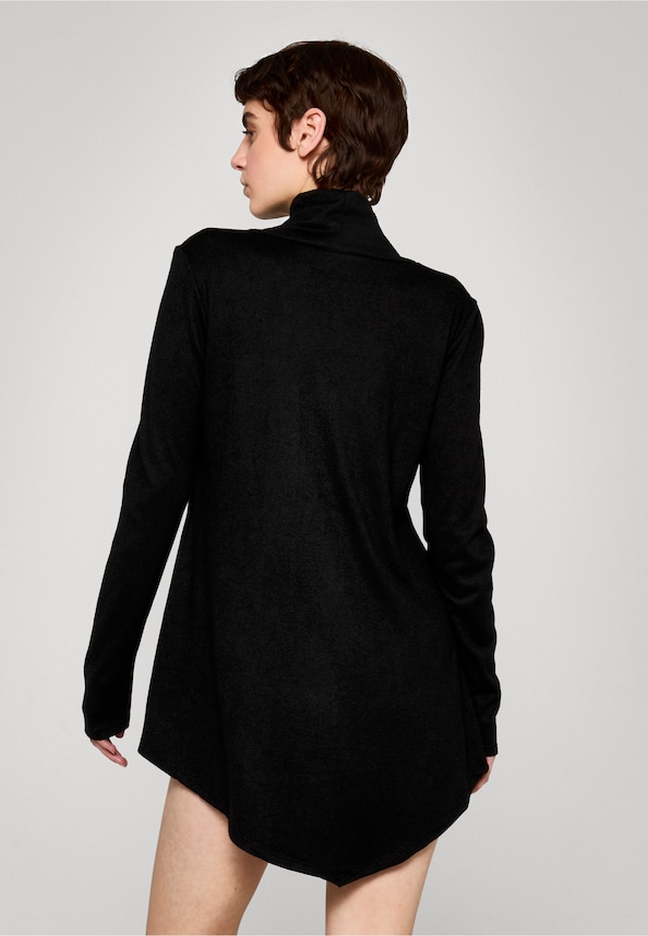  Viskose Langarm Rolkragen-1