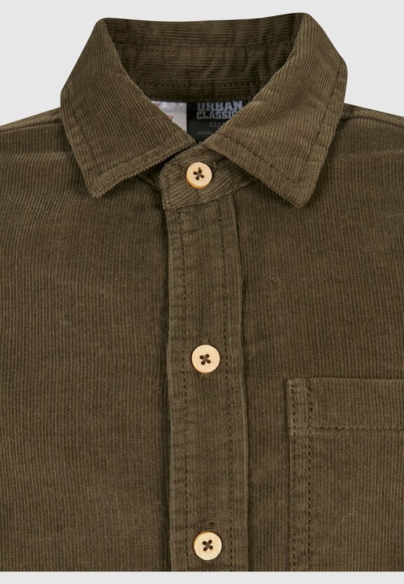 Urban Classics Boys Corduroy Shirt-3