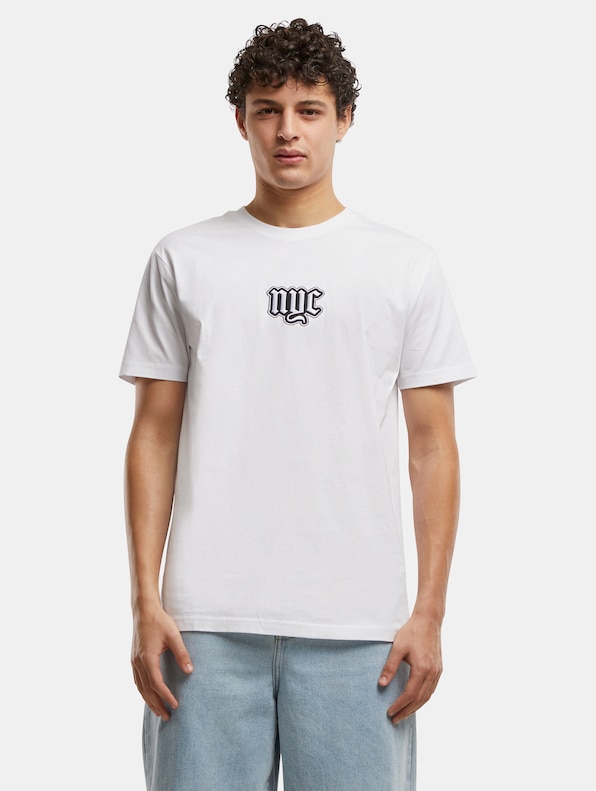 Mister Tee NYC Old English Wording Patch Tee-2