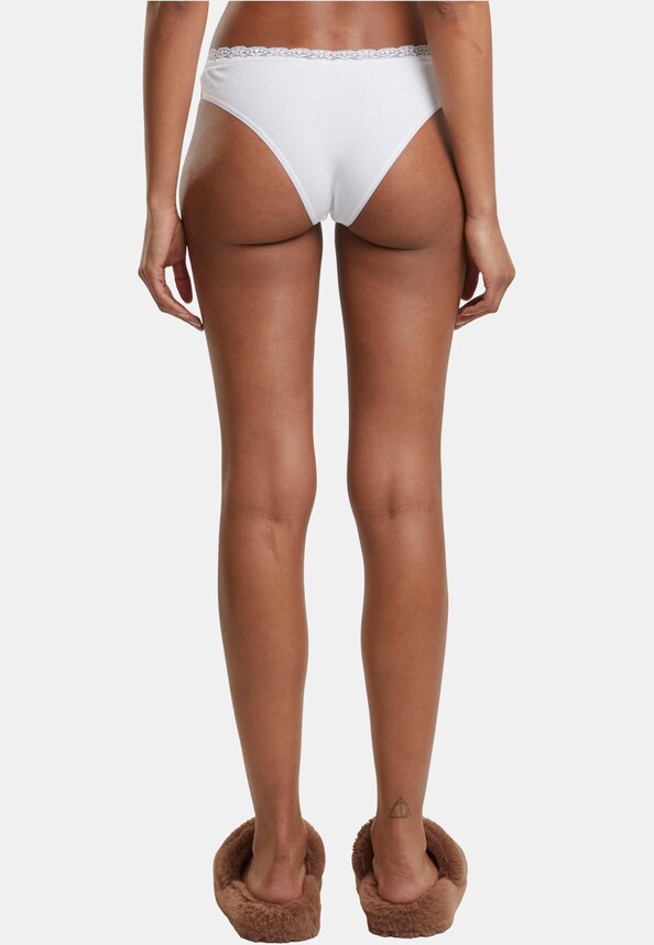 Ladies Basic Cotton Brazilian Lace 5-Pack-1