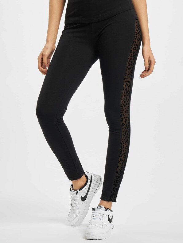 Ladies Flock Lace Stripe-0