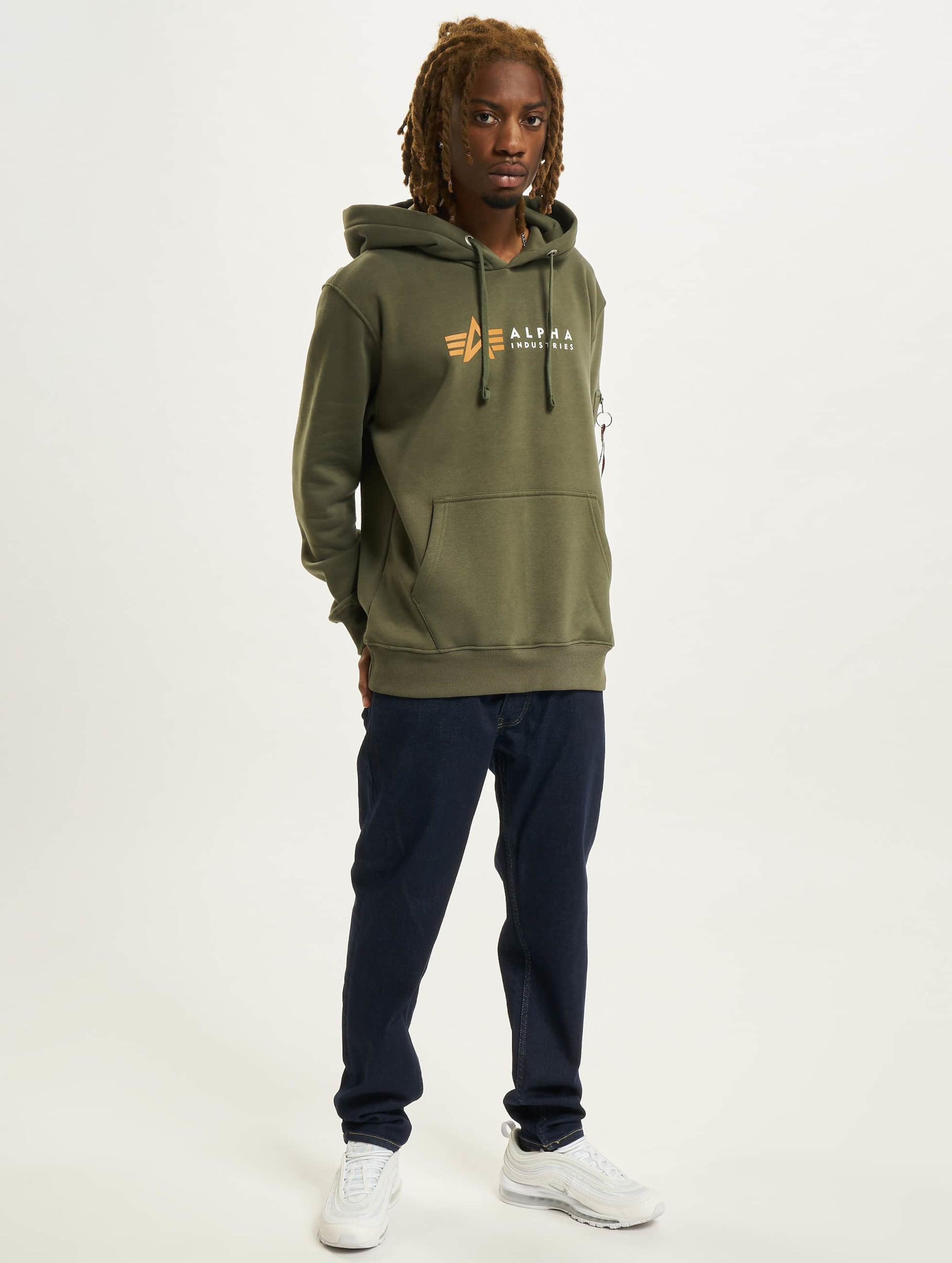 Alpha industries cheap hoodie olive