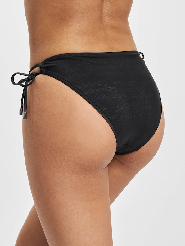 Calvin Klein Underwear String Side Tie Bikini-Unterteil Tonal Logo-1