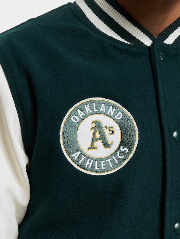 Official New Era MLB Heritage Varsity Oakland Athletics Dark Green