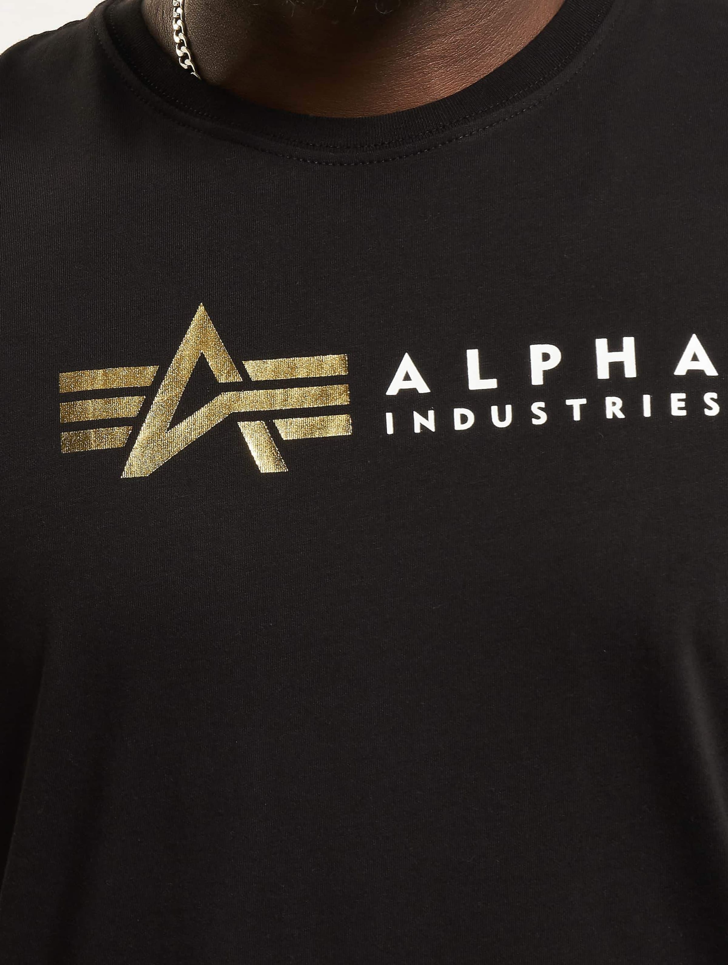 Alpha Industries Label Foil Print | DEFSHOP | 55393