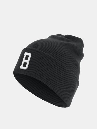 MSTRDS Letter Cuff Knit Beanie