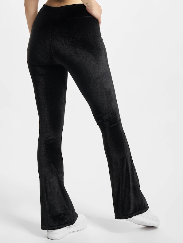 Ladies High Waist Velvet Boot Cut -1