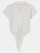 Ladies Structured Striped Tied-5