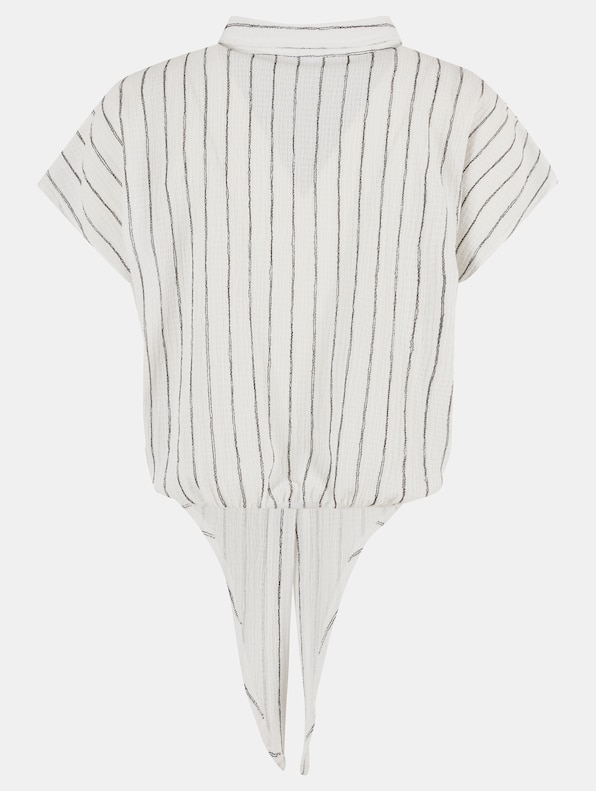 Ladies Structured Striped Tied-5