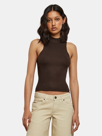 Ladies Short Rib Knit Turtleneck