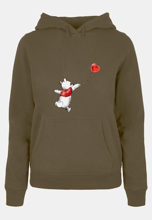 Ladies Winnie The Pooh - Balloon Hoody