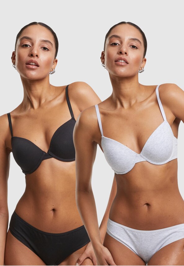 Ladies Basic Cotton Bra 2-Pack-8