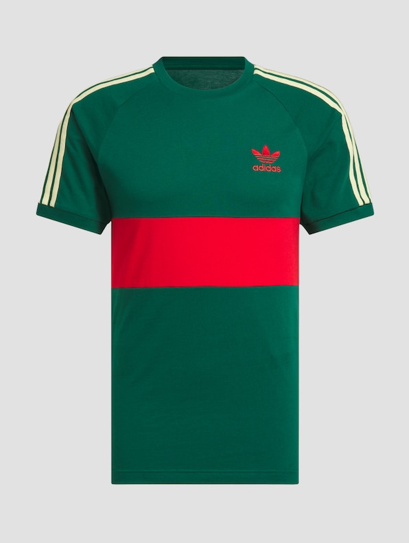 adidas Originals 3 Stripes Panel T-Shirts-3