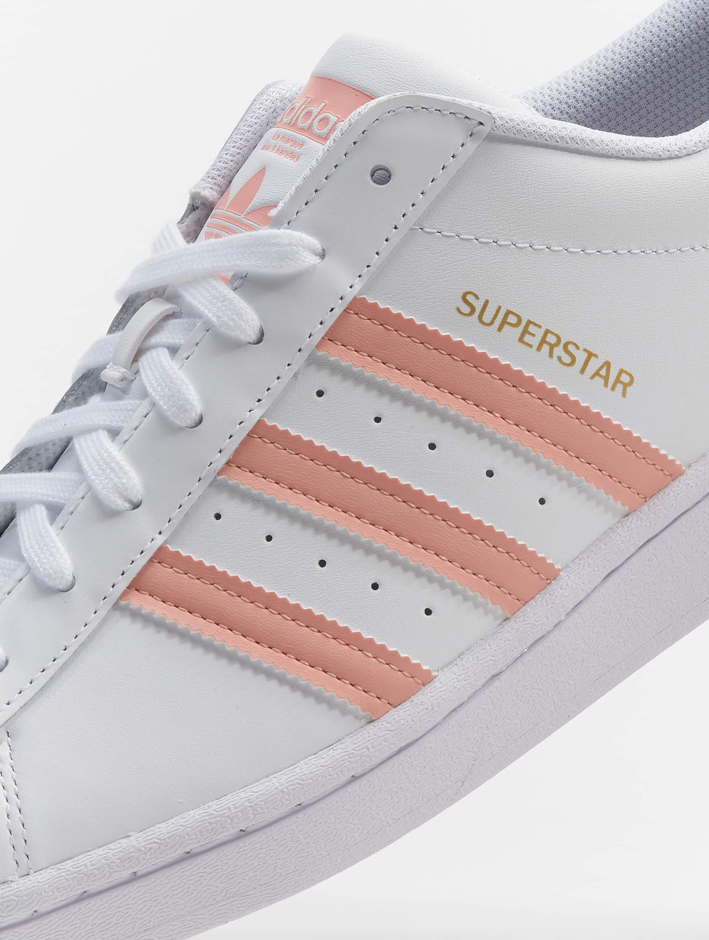 Adidas women's superstar shoes hotsell rose gold