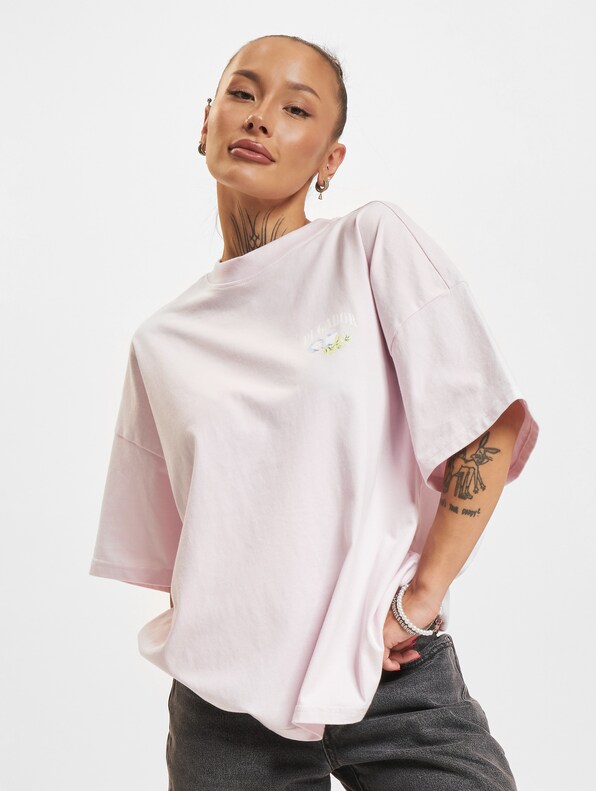 PEGADOR Lucia Heavy Oversized T-Shirts-0