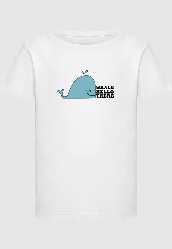 Girls Whale Hello There -  T-Shirt-2