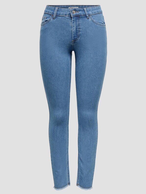 Only Hush Mid 186 Skinny Fit Jeans-0