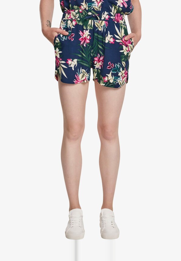 Ladies All Over Print Viscose Resort-1