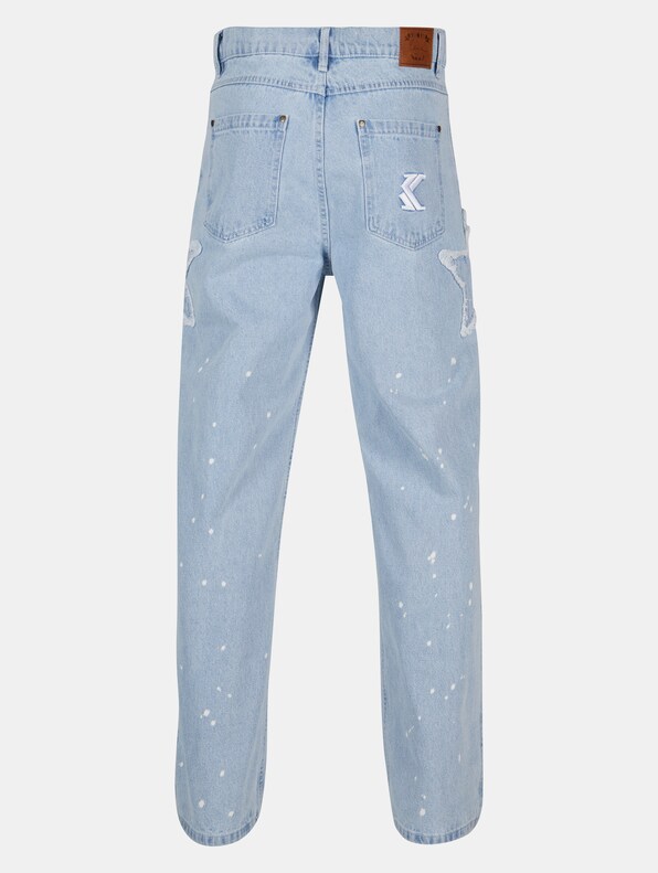  Og Five Pocket Paintsplatter Denim Bleached-5