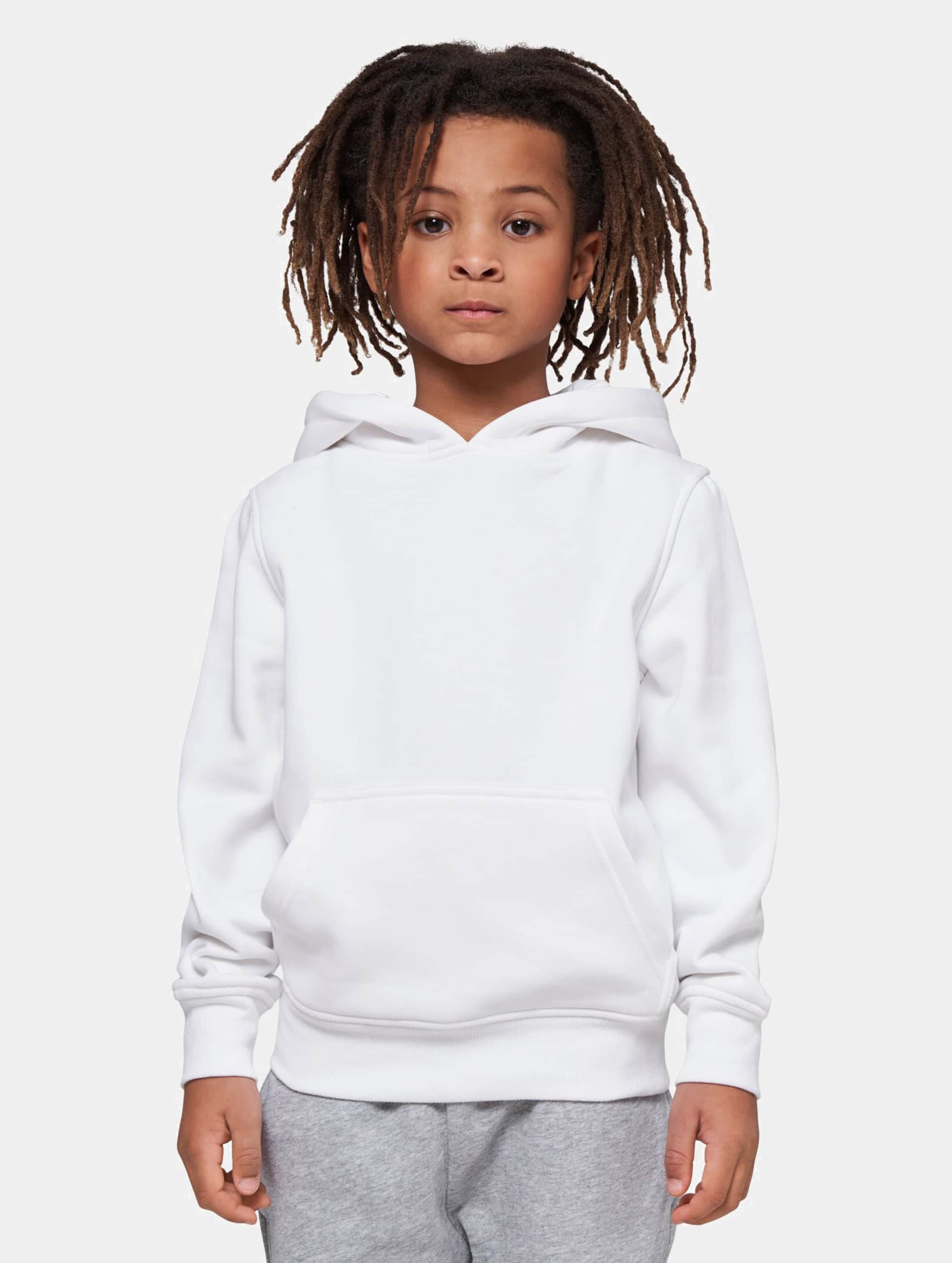 Build Your Brand Basic Kids Hoody Kinderen op kleur wit, Maat 146152