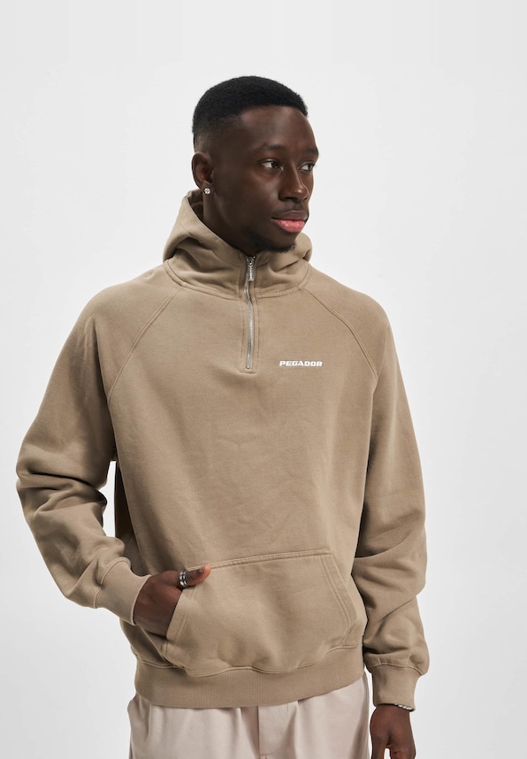 Logo Oversized Halfzip-1